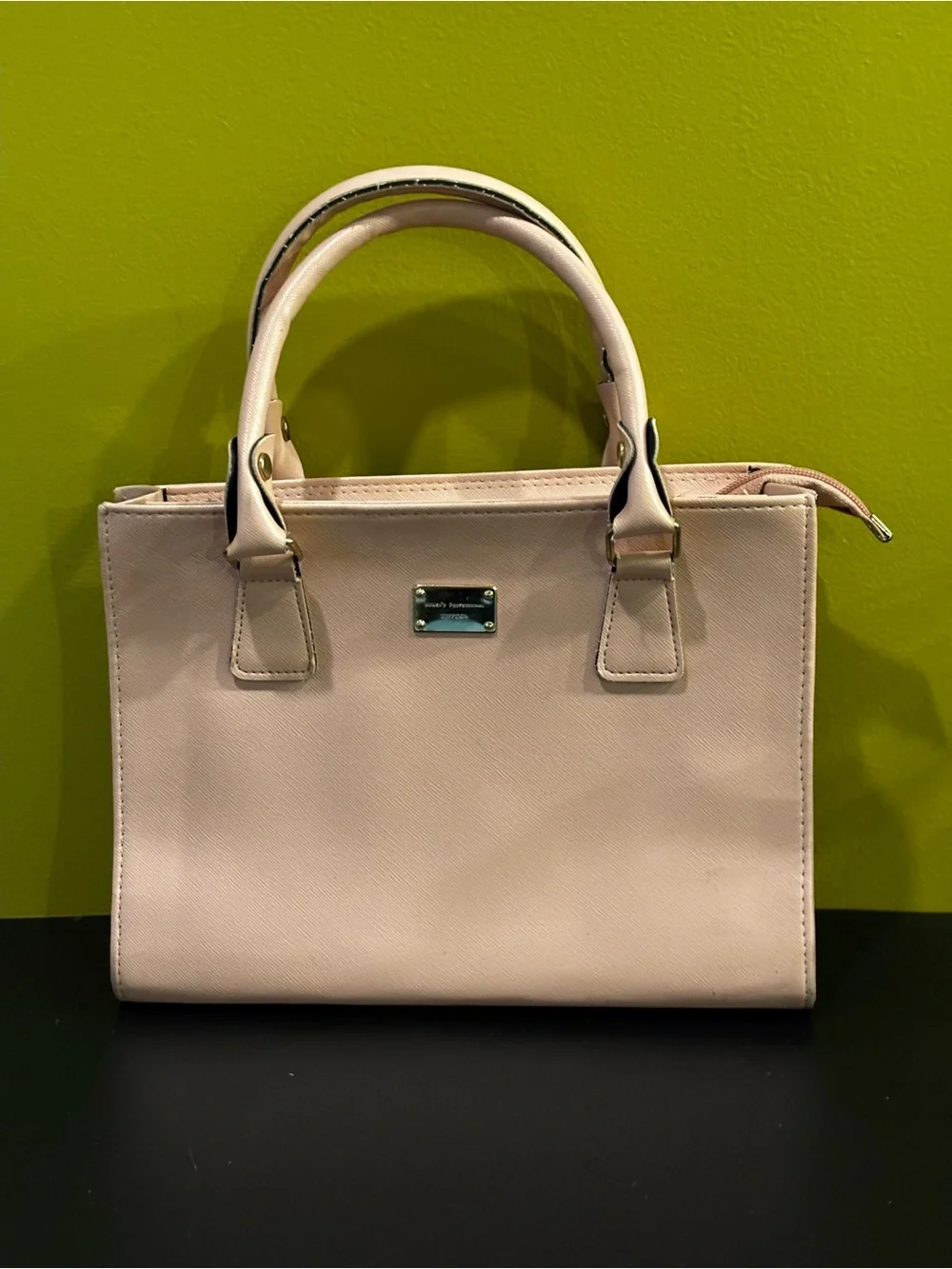 Pale Pink Structured Satchel1222